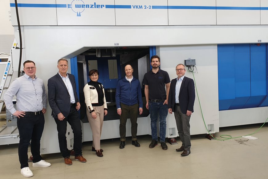 Wenzler, a company of HELLER Group, und MAPAL mit gebündeltem Know-how In Bestzeit zum Strukturbauteil